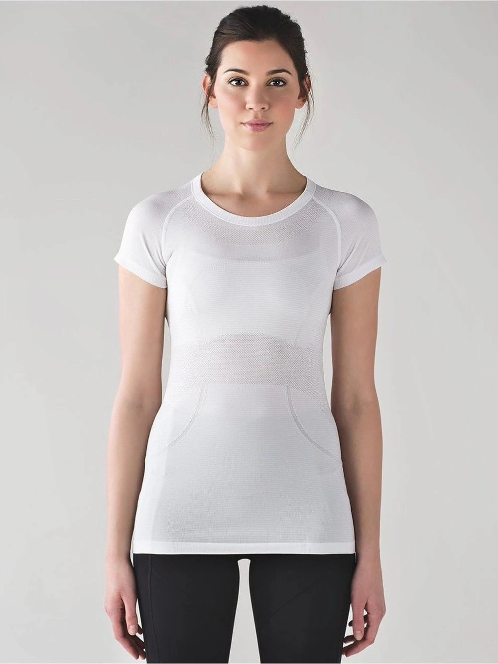 Lululemon Swiftly Tech Short Sleeve Crew White - size 8